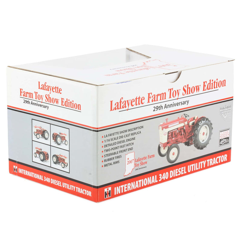 1/16 International Harvester 340 Diesel Tractor by SpecCast, 2007 Lafayette Farm Toy Show