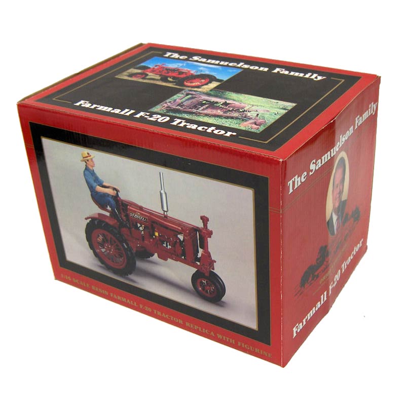 1/16 IH 1939 Farmall F-20 Tractor and Figurine made of Resin by SpecCast