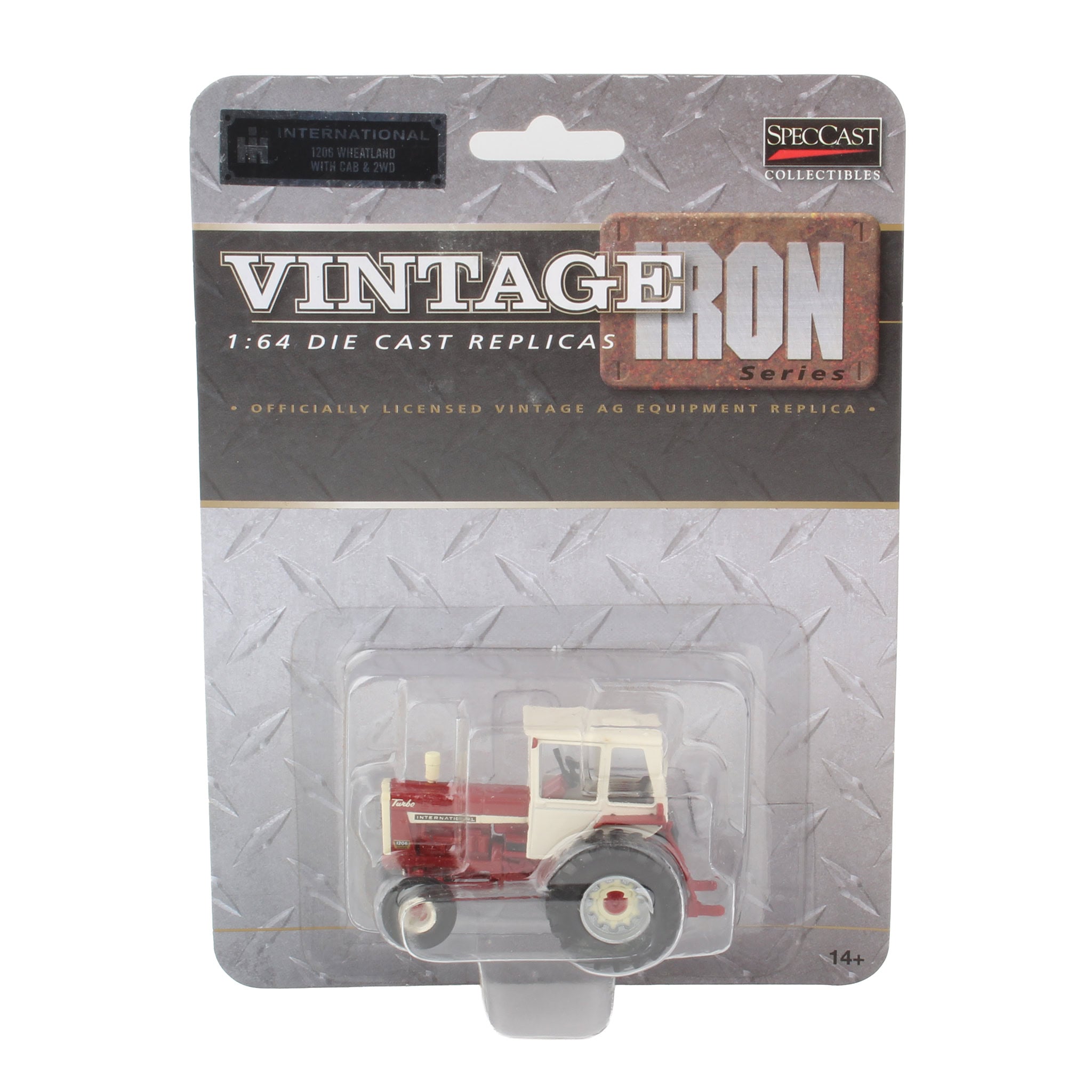 1/64 International Harvester 1206 Wheatland 2WD Tractor with Cab