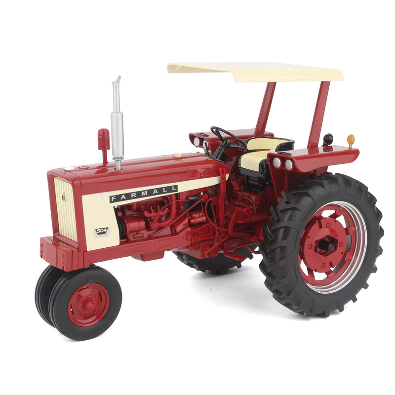 1/16 High Detail IH Farmall 504 Gas Narrow Front with Canopy by SpecCast - LOOSE