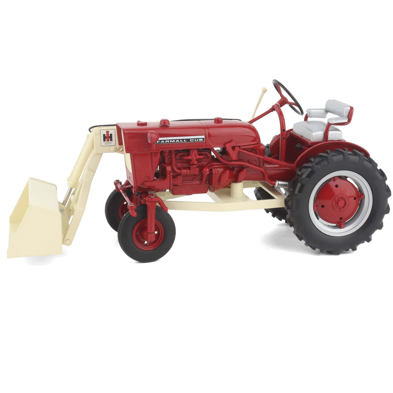 (B&D) 1/16 1977 International Harvester Farmall Cub with One-Arm Loader - Damaged Item, LOOSE