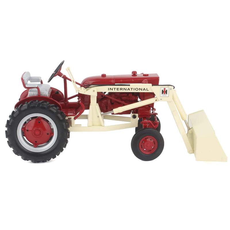 (B&D) 1/16 1977 International Harvester Farmall Cub with One-Arm Loader - Damaged Item, LOOSE