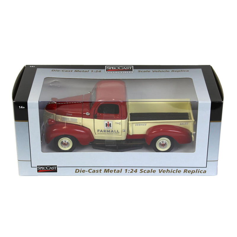 (B&D) 1/24 1941 Plymouth International Harvester Farmall Logo Pickup - Damaged Item