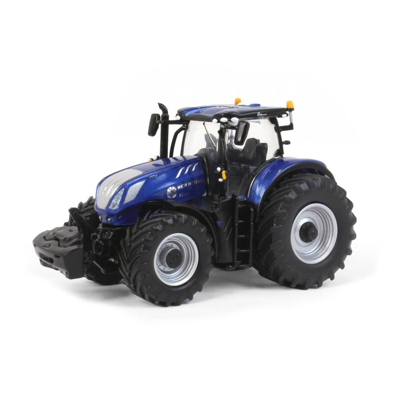 (B&D) 1/64 High Detail New Holland T7.315 w/ MFD & Blue Power Paint Scheme - Damaged Item