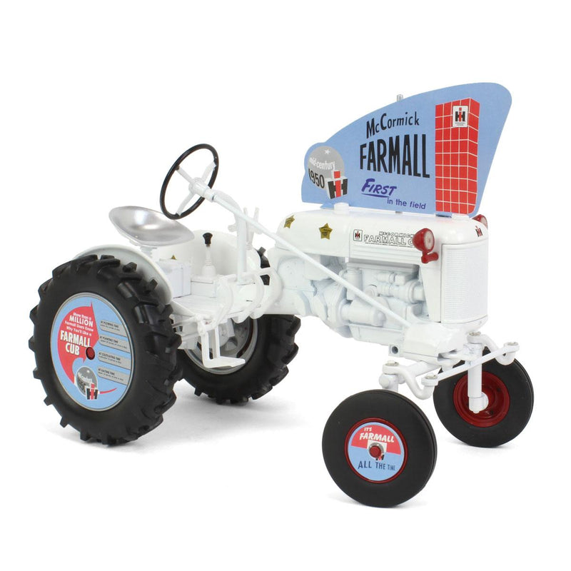 (B&D) 1/16 IH Farmall Cub White Demonstrator Tractor by SpecCast - Damaged Item