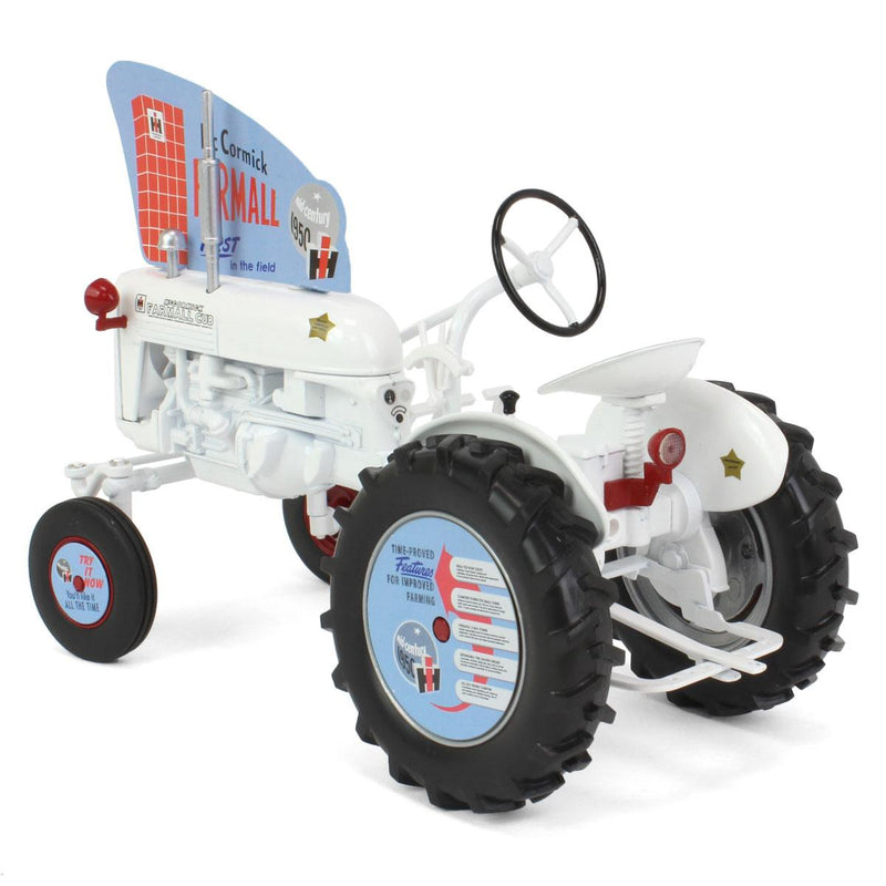 (B&D) 1/16 IH Farmall Cub White Demonstrator Tractor by SpecCast - Damaged Item