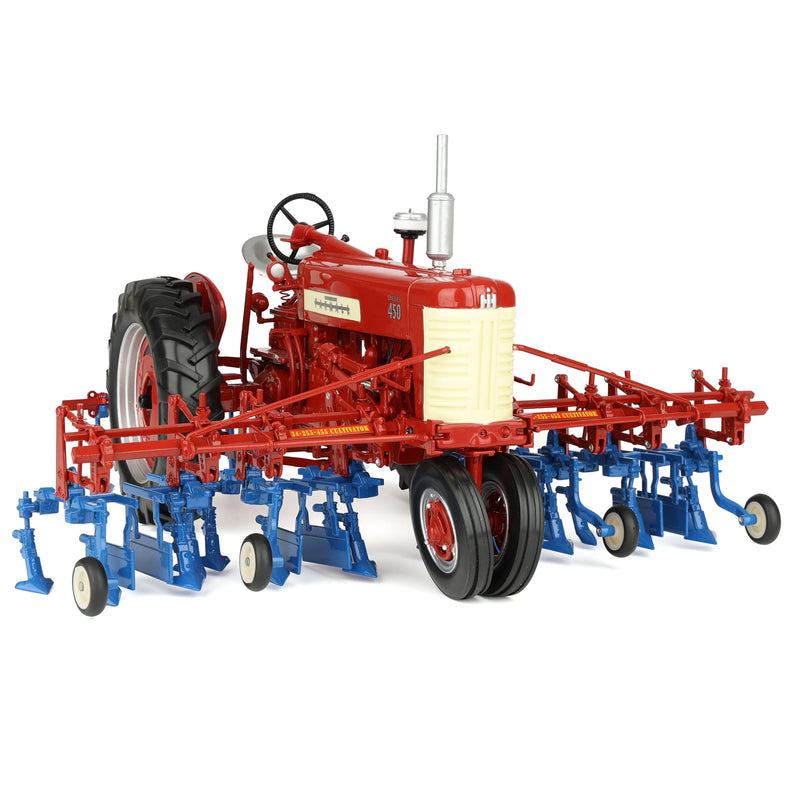 1/16 Farmall 450 Tractor with Front & Rear Cultivators by SpecCast