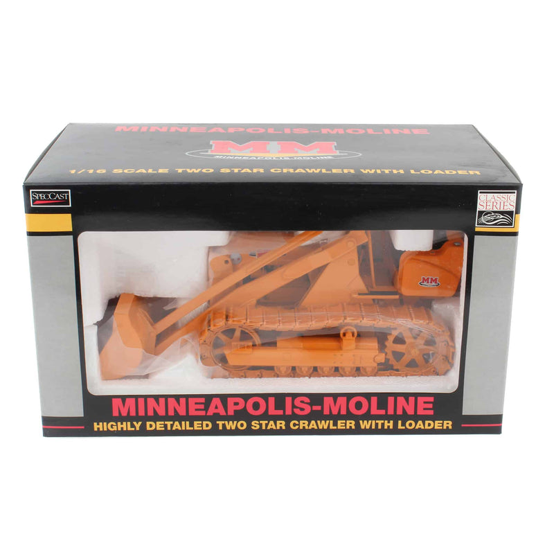 1/16 Minneapolis Moline 2 Star Crawler with Front Loader Bucket by SpecCast