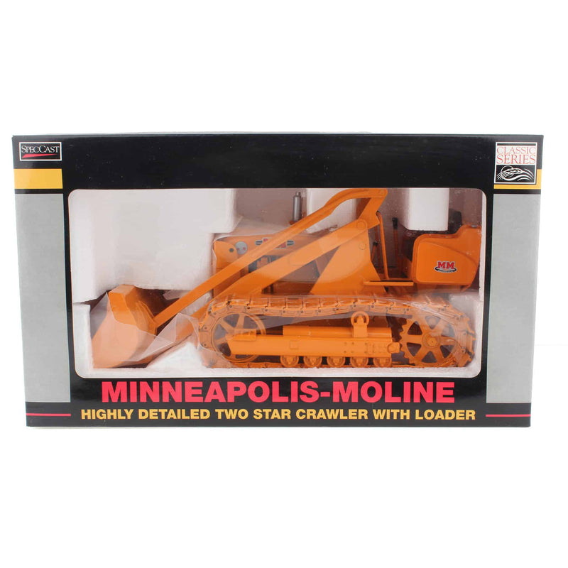 1/16 Minneapolis Moline 2 Star Crawler with Front Loader Bucket by SpecCast