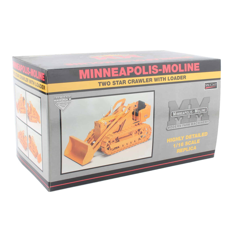 1/16 Minneapolis Moline 2 Star Crawler with Front Loader Bucket by SpecCast