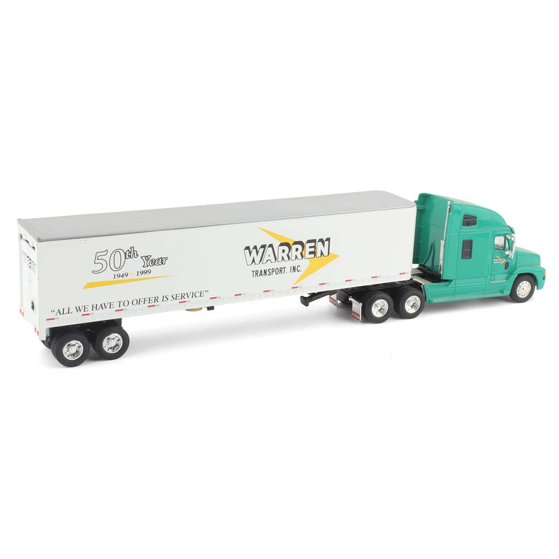 1/64 Freightliner C120 Warren Transport Diecast Semi Truck with Trailer Bank by SpecCast