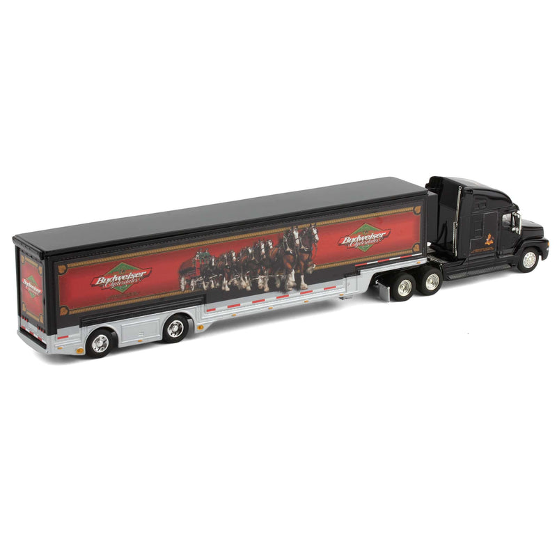 1/64 Freightliner C120 Semi with Budweiser Clydesdale Horses Featherlite Trailer by SpecCast