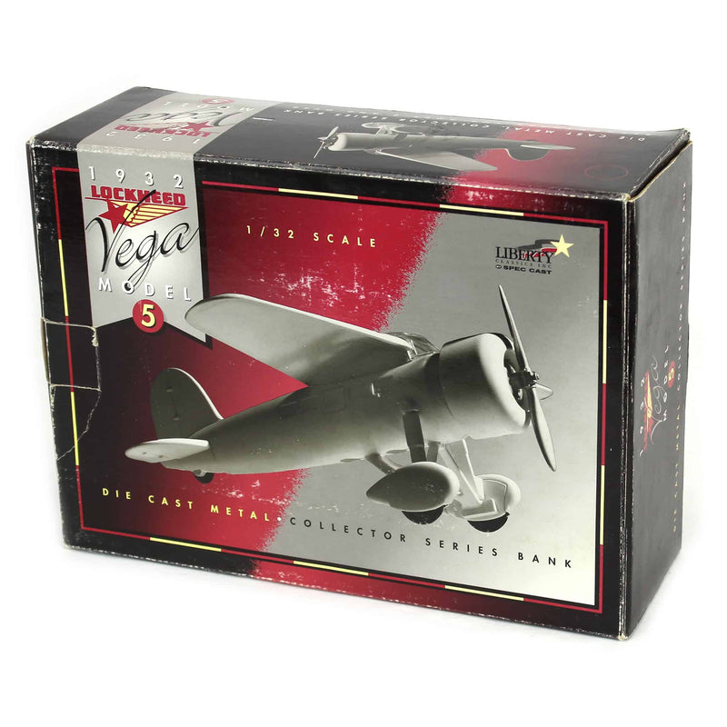 1/32 Collector Series 1932 Lockheed Vega Model 5 Airplane Bank, Olympia