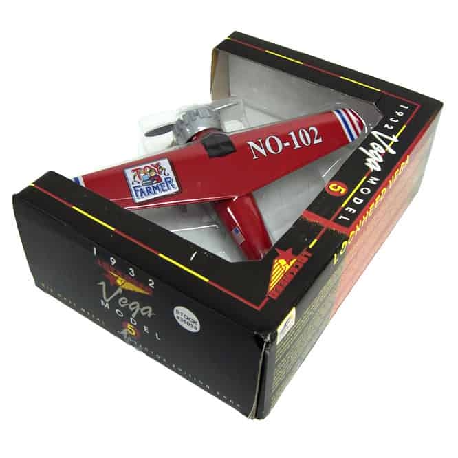 1932 Vega Model 5 NO-102 Airplane Coin Bank, Toy Farmer Limited Edition