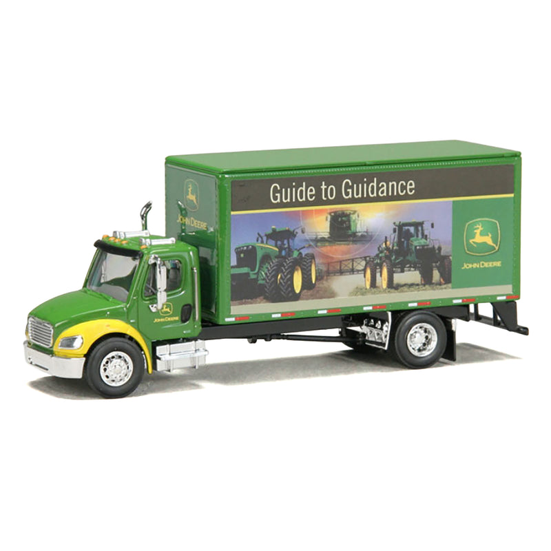 1/64 John Deere Freightliner M2 Van Box Truck with John Deere Guide to Guidance Decor, Limited Edition by SpecCast