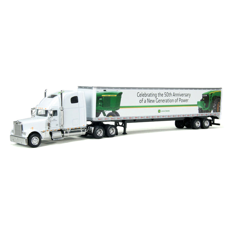 1/64 John Deere 50th Anniversary New Generation of Power Freightliner Classic XL Semi Truck by SpecCast