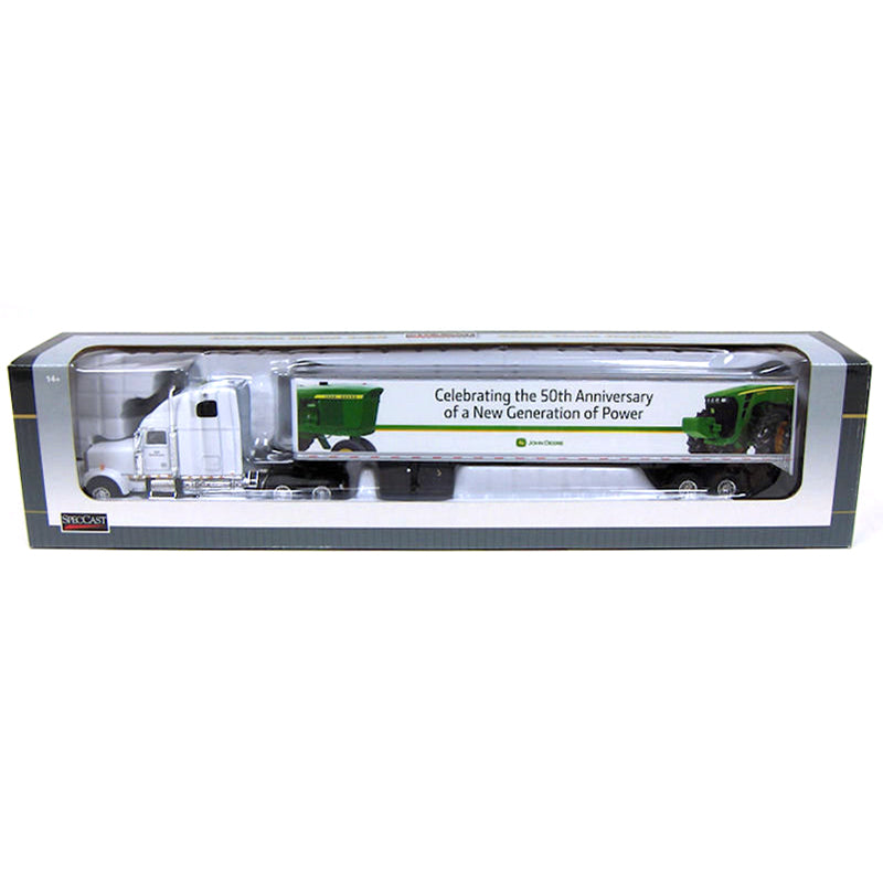 1/64 John Deere 50th Anniversary New Generation of Power Freightliner Classic XL Semi Truck by SpecCast