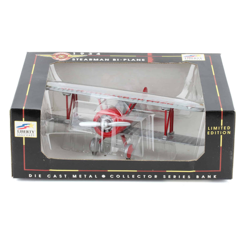 Case IHC Diecast 1934 Best Of Both Worlds Stearman Plane Bank