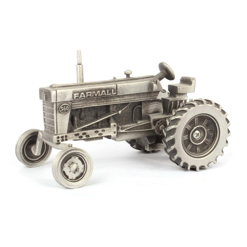 1/43 Pewter Farmall 560 Wide Front Tractor by SpecCast