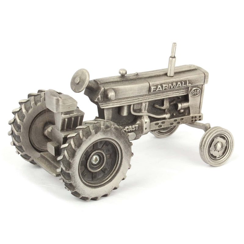 1/43 Pewter Farmall 560 Wide Front Tractor by SpecCast