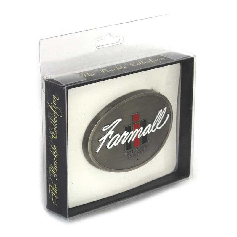 IH Farmall Brushed Pewter Belt Buckle