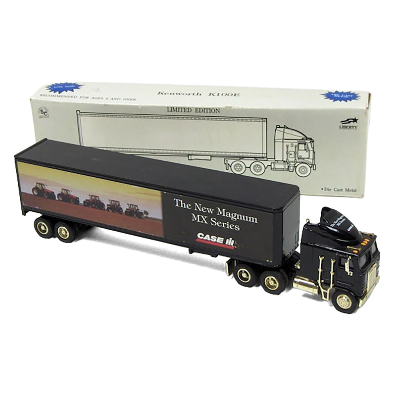 1/64 Kenworth K100E Cabover Semi with Case IH Magnum MX Series Logos