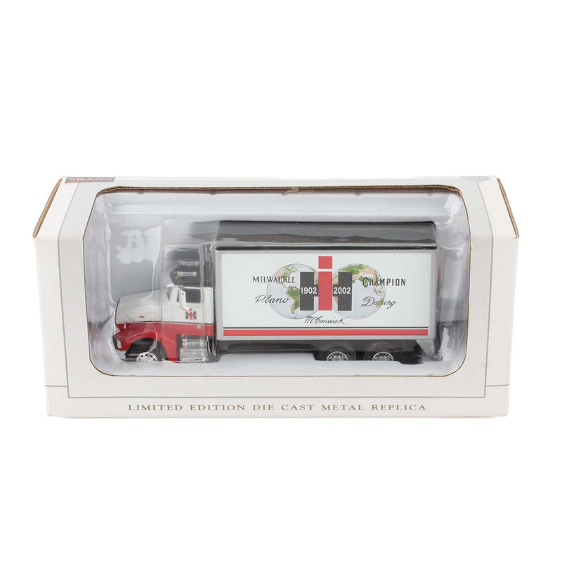 1/64 Limited Edition Peterbilt 385 Van Box Truck, IH 100th Anniversary 1902-2002, by SpecCast