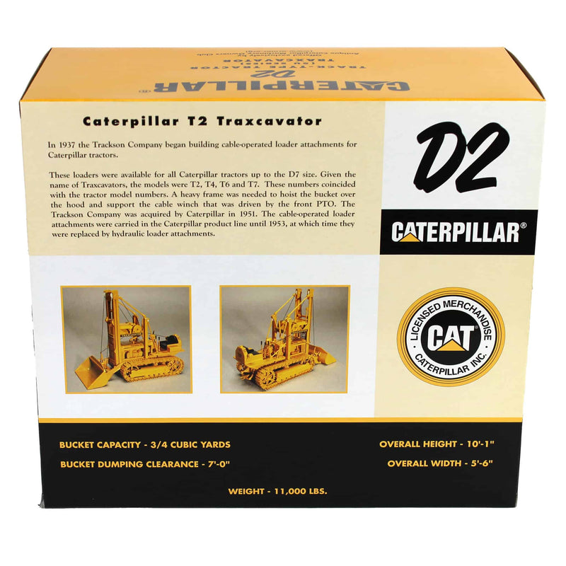 1/16 Caterpillar D2 Traxcavator with Bucket by SpecCast, Limited Edition Collector's Model