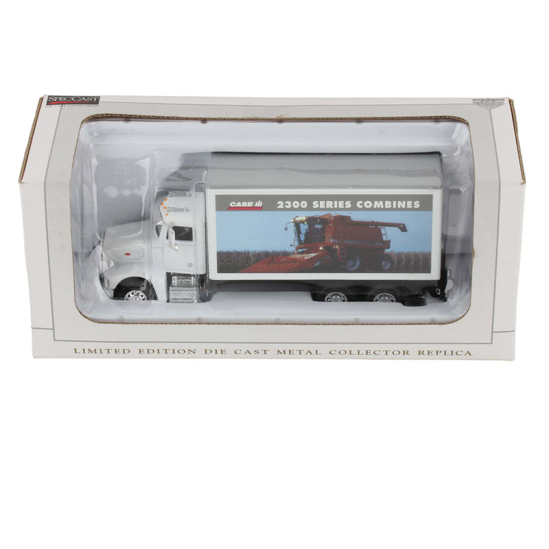 1/50 Peterbilt 385 Van Box Truck by SpecCast, Case IH 2300 Series Combines Deco