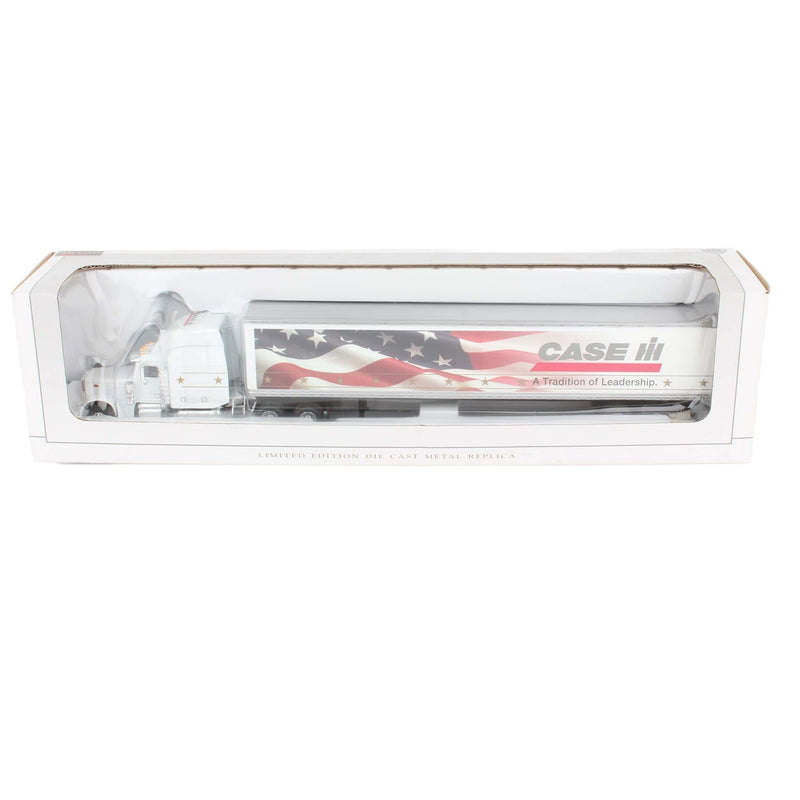 1/64 Peterbilt 379 with Case IH, Tradition of Leadership, American Flag Deco by SpecCast