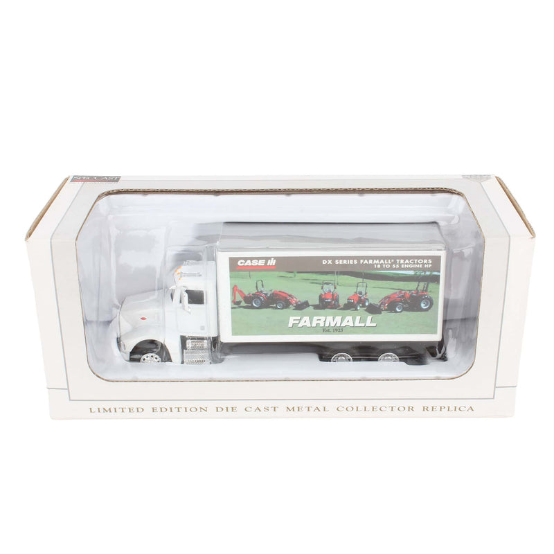 1/64 Case DX Series Farmall Tractors Peterbilt 386 Van Box Truck by SpecCast