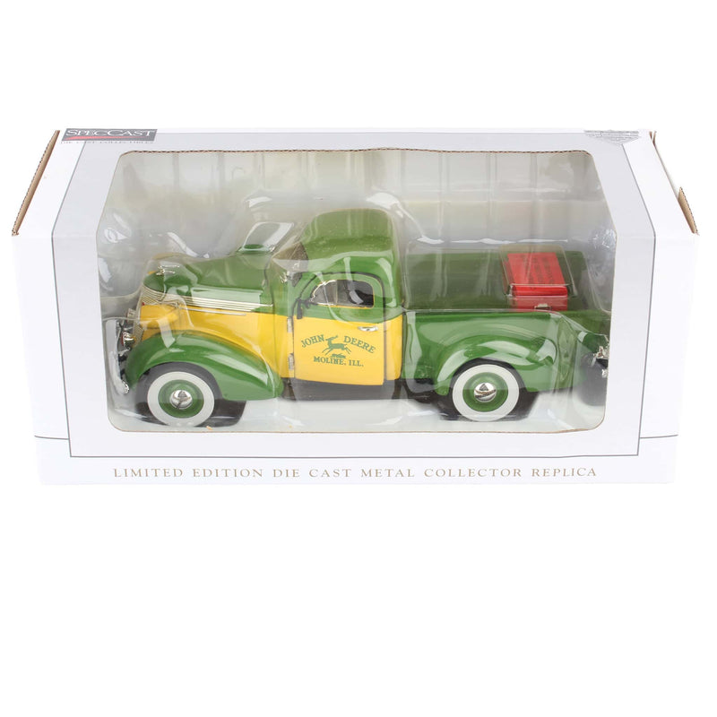 1/25 1937 John Deere Studebaker Pickup Bank by SpecCast, Clermont Implement