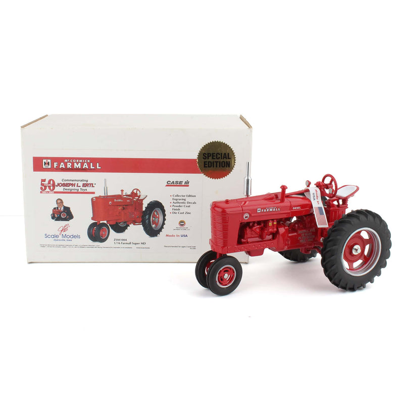 1/16 IH Farmall Super MD Tractor with Narrow Front, Joseph L. Ertl 50th Anniversary by Scale Models