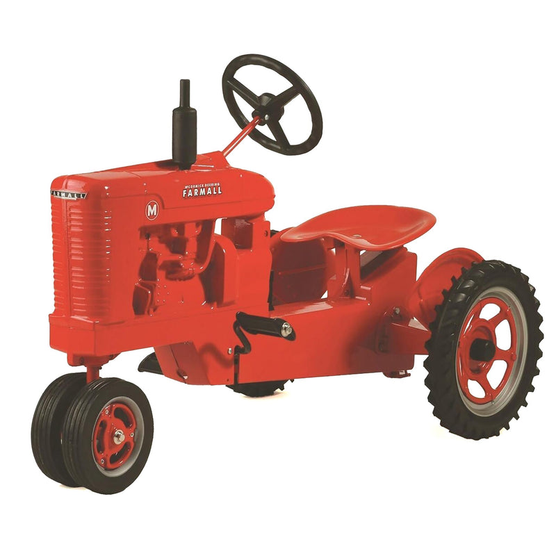 Regular Edition IH Farmall M Pedal Tractor with Muffler & Spoked Rims by Scale Models
