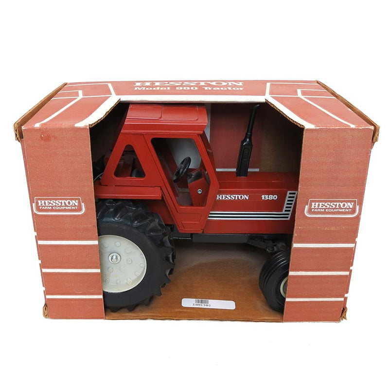 1/16 Hesston 1380 2WD Tractor with Cab by Scale Models, Packaged in a Model 980 Box