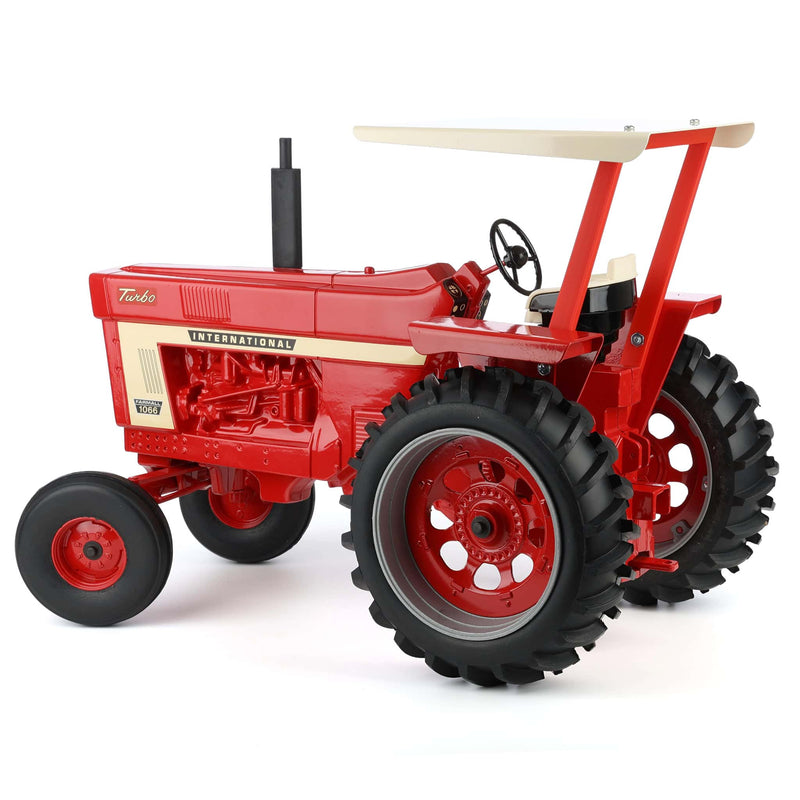 Signed by Joe Ertl ~ 1/8 International 1066 Tractor with Wide Front, Rollbar & Canopy, Made in the USA