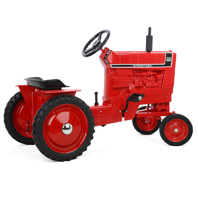 International Hydro 100 Black Stripe Pedal Tractor with Wide Front, Made in the USA by Scale Models