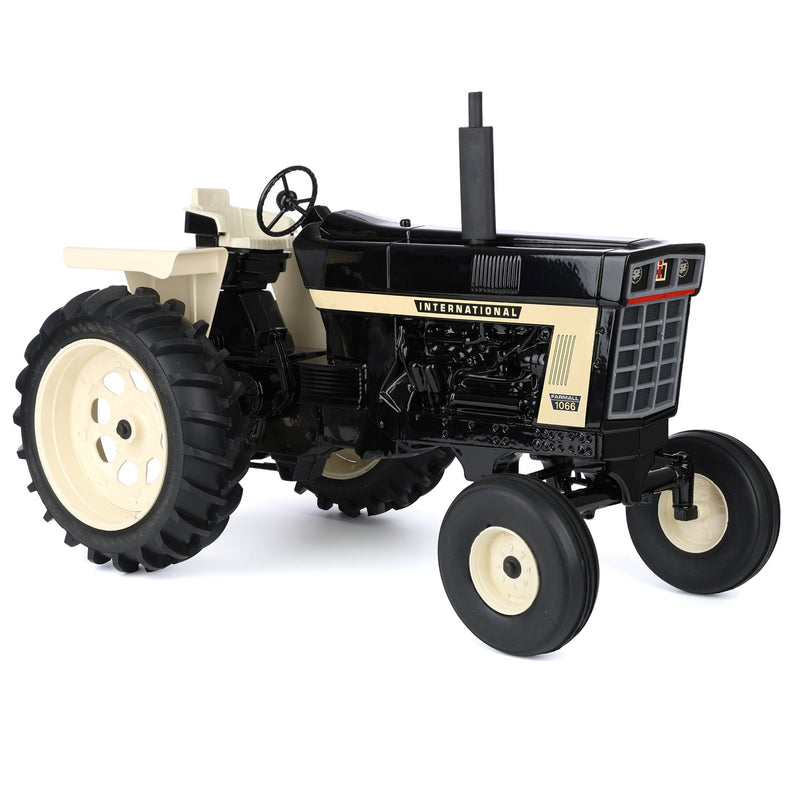 Signed by Joe Ertl ~ 1/8 International 1066 Tractor with Wide Front & Rear Fenders, Black Version, Made in the USA