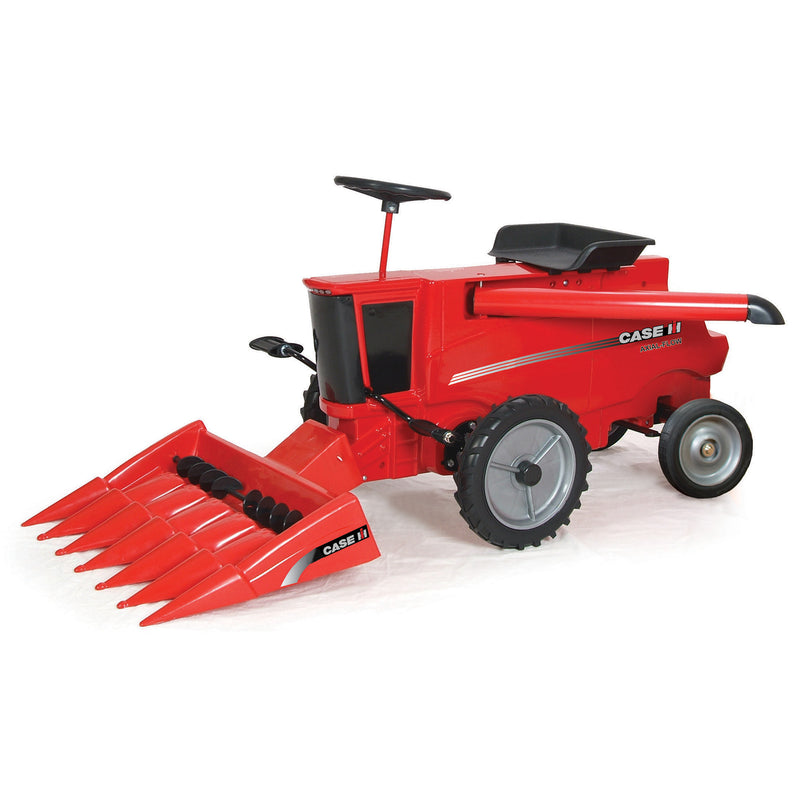 Case IH Axial-Flow Pedal Combine with Corn Head, Made in the USA by Scale Models