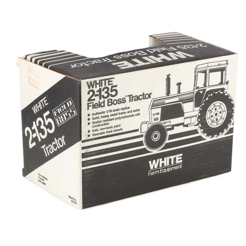 (B&D) 1/16 White 2-135 Tractor with FWA by Scale Models - Damaged Item