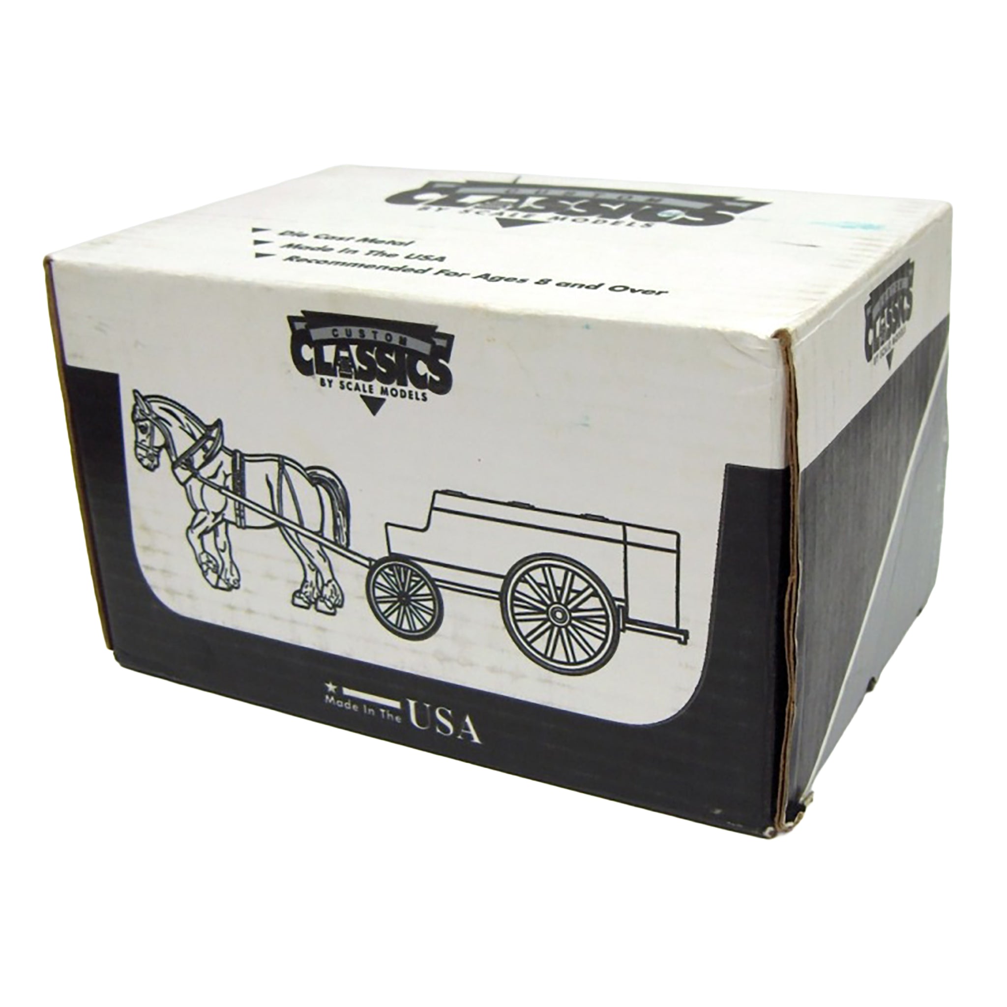 Allis Chalmers Tanker Bank with Horse, Made in the USA by Scale