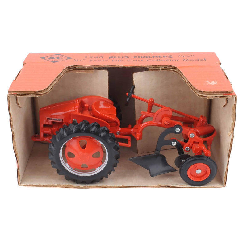 1/16 1948 Allis-Chalmers G Tractor with Plow, Made in the USA by Scale Models