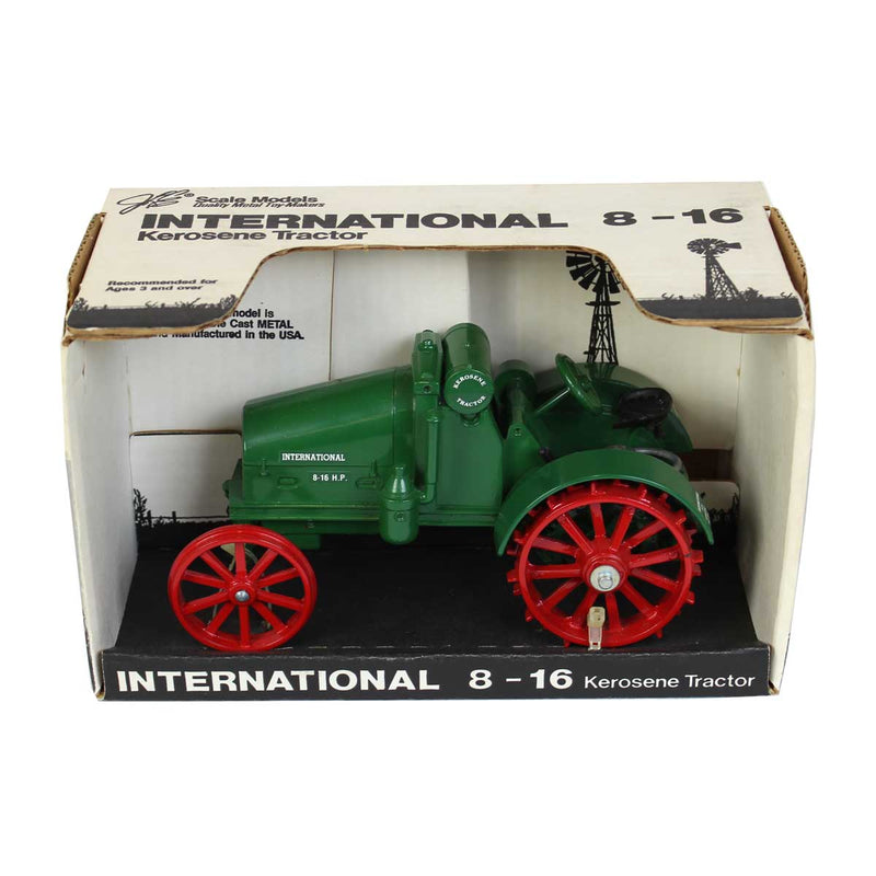 1/16 Green International 8-16 HP Kerosene Tractor, Made in the USA by Scale Models