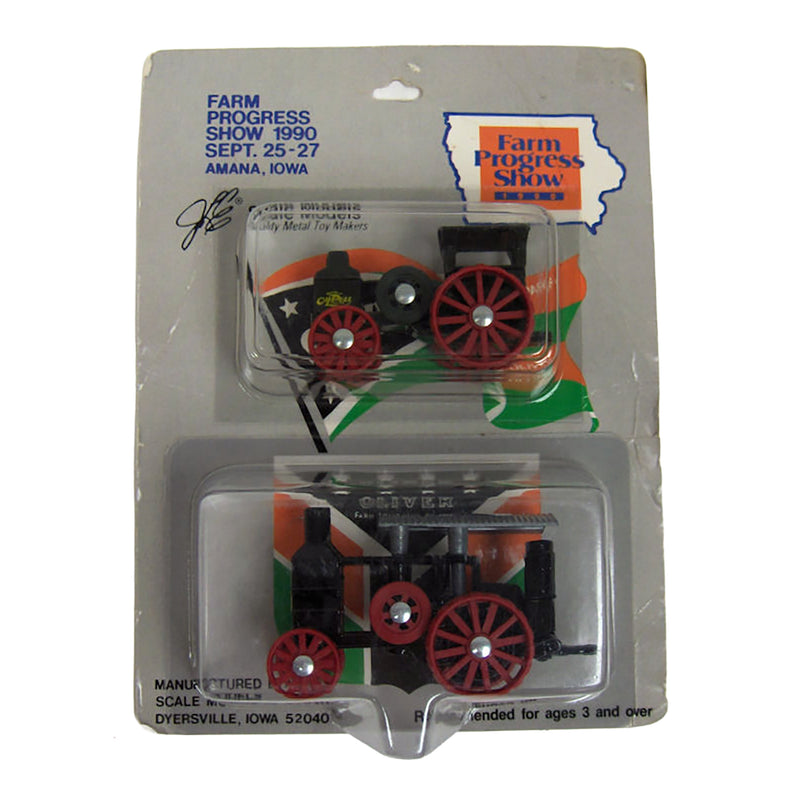 1/64 Hart-Parr Gas Traction Engine & Rumley Oil Pull 2 Pack, 1990 Farm Progress Show