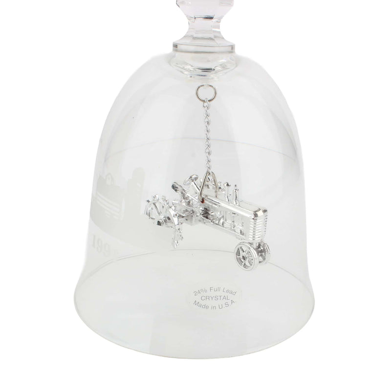 6.5 inch Lead Crystal Bell with a Chrome Tractor Clapper by Scale Models