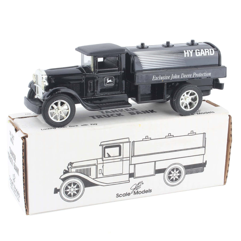 John Deere Hy Gard Plus 50 Black Tanker Truck Bank by Scale Models