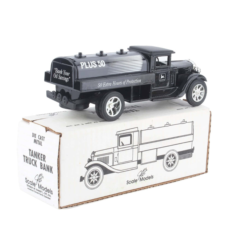 John Deere Hy Gard Plus 50 Black Tanker Truck Bank by Scale Models